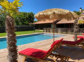 Villa Valhalla - 400m from beach, sauna and big heated pool，位于拉本讷的酒店