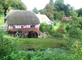 Old watermill by beautiful lake，位于Vejstrup的酒店