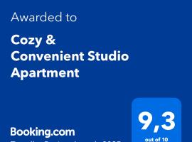 Cozy & Convenient Studio Apartment，位于皮克灵的酒店