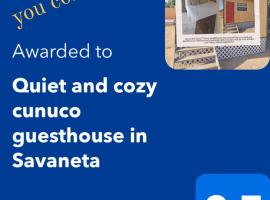 Quiet and cozy cunuco guesthouse in Savaneta，位于Savaneta的酒店