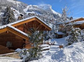 Chalet de l'Ours, 4 étoiles, avec spa et proche des pistes，位于拉克吕萨的酒店