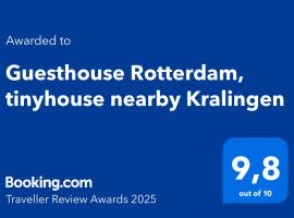 Guesthouse Rotterdam, tinyhouse nearby Kralingen，位于鹿特丹的酒店