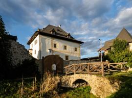 Vodný hrad Hronsek，位于班斯卡-比斯特里察的酒店