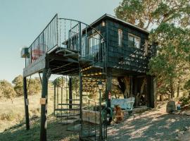 Ashley's Treehouse At El Mistico Ranch，位于Nogal的酒店