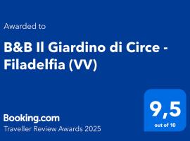 B&B Il Giardino di Circe - Filadelfia (VV)，位于菲拉德尔菲亚的酒店