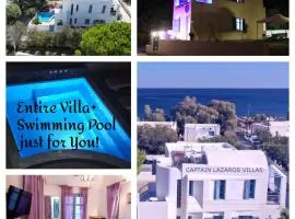 Located by the sea one beachfront Private Pool Villa with loft in 750sqm spacious private plot-Jacuzzi-sunrelax-furnished terace-gazebo-private parking,sleep 3 adults and 2 children, just steps from the Black Beach-Seaview