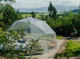 Sky Glamping Colombia，位于Fúquene的山林小屋