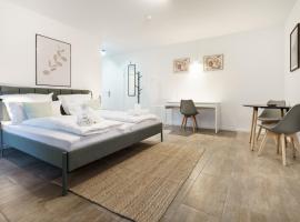 Greenfield I schönes OfficeStudio I W6 I Neu I Küche I Smart TV I P，位于Mettingen的酒店