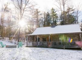 Cozy Vermont Cabin，位于Wheelock的酒店