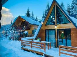Wooden huts In Mestia-Hut for 14