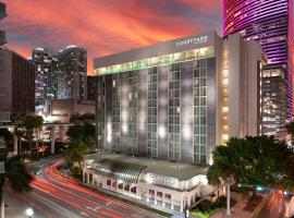 Courtyard Miami Downtown Brickell Area，位于迈阿密的酒店