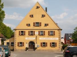 Gasthof zum Goldenen Engel，位于Bechhofen的酒店