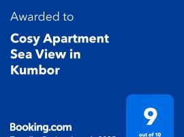 Cosy Apartment Sea View in Kumbor，位于昆博的酒店