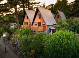 Stylish Cabin with River Views ArtBliss I，位于史蒂文森的酒店