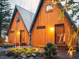 Luxury Cabin with Outdoor Tub ArtBliss III，位于史蒂文森的酒店