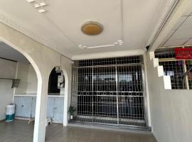 Taman Bagan Single Storey Terrace House, 9mins to Sunway Carnival Mall, Seberang Jaya，位于巴特沃思的酒店