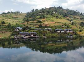 Lake Bunyonyi Rock Resort，位于卡巴莱的带停车场的酒店