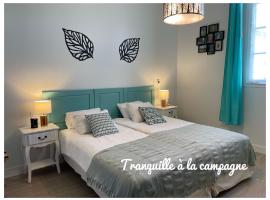 Chambres d'hôtes écolabellisées du Domaine de Ludeye - sérénité dans le Médoc，位于利斯特拉克梅多克的酒店