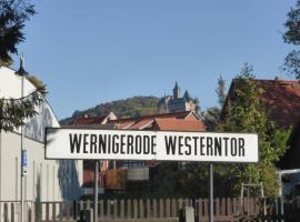 Ferienwohnungen Am Westerntor Amber Pepe und Paula inkl Parkplatz，位于韦尼格罗德的酒店