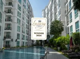 1bed Luxury apartment with pool & gym access near walking street