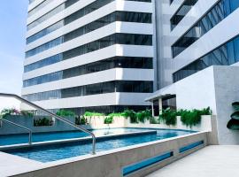 Vista a la ciudad, piscina, gym, cine, parking free，位于Mapasingue的酒店