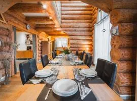Naturstammhaus mit Sauna, coffee and tea for free