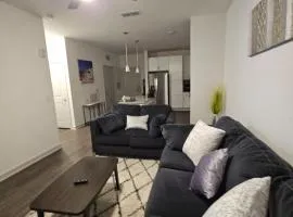 It's a cozy condo in the city!
