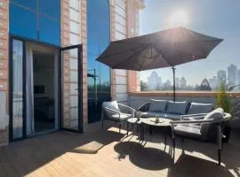 Elegant and Spacious 2 Bedroom Suite with Private 35sqm Terrace Next to Rudaki Park and City Center