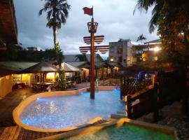 椰子林温泉饭店，位于瑞穗乡的旅馆