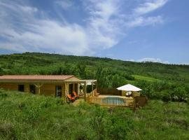 Maison - piscine - Vue vignobles coeur de nature，位于Roquetaillade的酒店