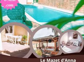 Rêve D'azur, Mazet en bord de mer, parking, Piscine partagée, Terrasse BBQ & draps inclus la Nartelle, 1 salon, 1 chambre, 1 cuisine , 1 sdb