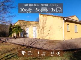 Belle Villa Famille - Piscine - Entre Mer et Montagne，位于Corneilla-de-Conflent的酒店