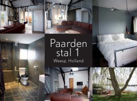 Paardenstal, Private House with wifi and free parking for 1 car，位于韦斯普的酒店