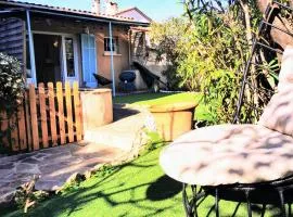 Studio jardin privatif 300m de la plage