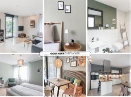 GOETHE49 - Winterauszeit, private Sauna, Kamin, Ankommen und Wohlfühlen, viel Platz in gemütlicher und erholsamer Atmosphäre，位于里拉辛根-沃布林根的酒店