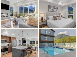 2 bedrooms-3 beds 2 baths - Rocky Mountain View Retreat - Heated Pool and Hot Tub，位于戴德曼斯弗莱斯的酒店