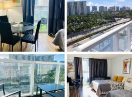 Departamento sobre la Playa con vista a la Collins Ave，位于阳光岛滩的酒店