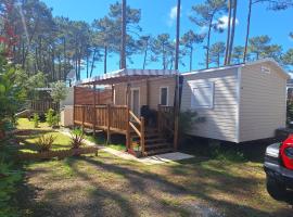 MH 535 Tout équipé 3 CHAMBRES 1 SDB dans camping 4 étoiles，位于波讷地区圣朱利安的酒店