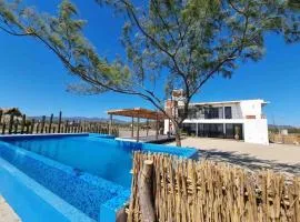 Punta Conejo Casa Cielo frente a la playa