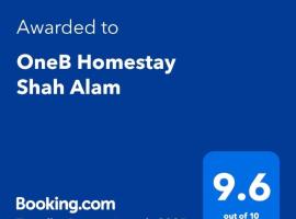 OneB Homestay Shah Alam, 9 pax, I-city near, Wifi，位于莎阿南的酒店