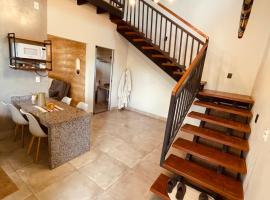 Loft Caju, Romântico e Moderno em Cavalcante - Por do Sol e Tranquilidade，位于卡瓦坎特的度假屋