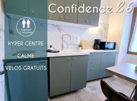 Appartements CONFIDENCE hyper centre calme - SEJOURAIXLESBAINS，位于艾克斯莱班的酒店