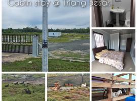 Cabin stay Triang Besar，位于Kampong Teriang Besar的木屋