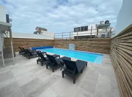 Depa con alberca a 2 minutos Playa Vicente Fox 1