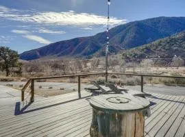 Private Deck & Views: Frazier Mountain Cabin