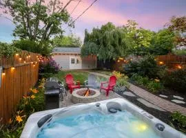 Home with Garage, Hot Tub, near OSU & Short North