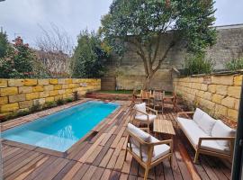 Villa Nomade - Bordeaux center 180m2, 4 rooms, Garden & Pool，位于波尔多的酒店