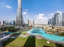 Durrani Homes - Lavish 3BR Besides Burj Khalifa and Fountain view