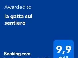 la gatta sul sentiero