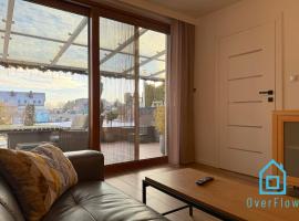 City Break- Spacious Apartment with Jacuzzi- Tranquil Escape 15 Minutes to the Sea and City Center，位于Borkowo的酒店